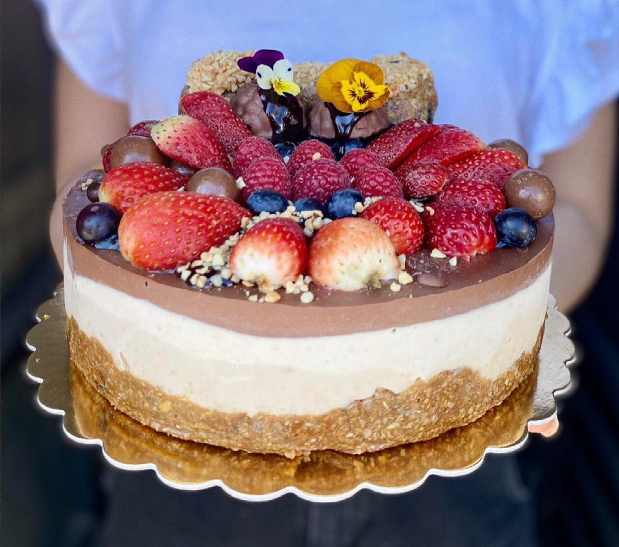 tort raw-vegan caramel sarat vegan