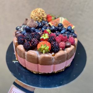 choc n berry tort zmeura ciocolata vegan
