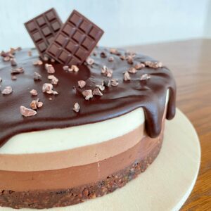 Tort vegan Trio Chocolat