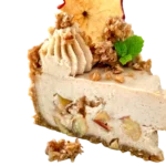 Crumble Vegan cu măr, vanilie, scorțișoară