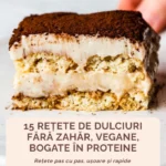 15 Rețete Dulciuri Fără Zahăr, Bogate în proteine, Vegan - E-Book