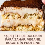 15 Rețete Dulciuri Fără Zahăr, Bogate în proteine, Vegan - E-Book