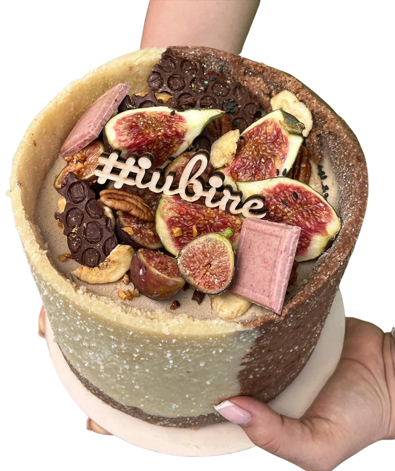 tort-vegan-vanilie-caramel-transparetn