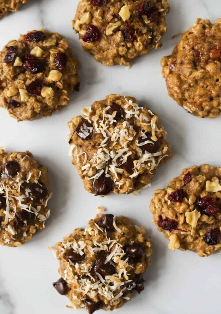 Biscuiți cu ovăz, vegani, făra zahăr.