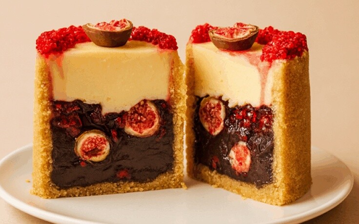 Prăjitură Rawmantic  creată artizanal