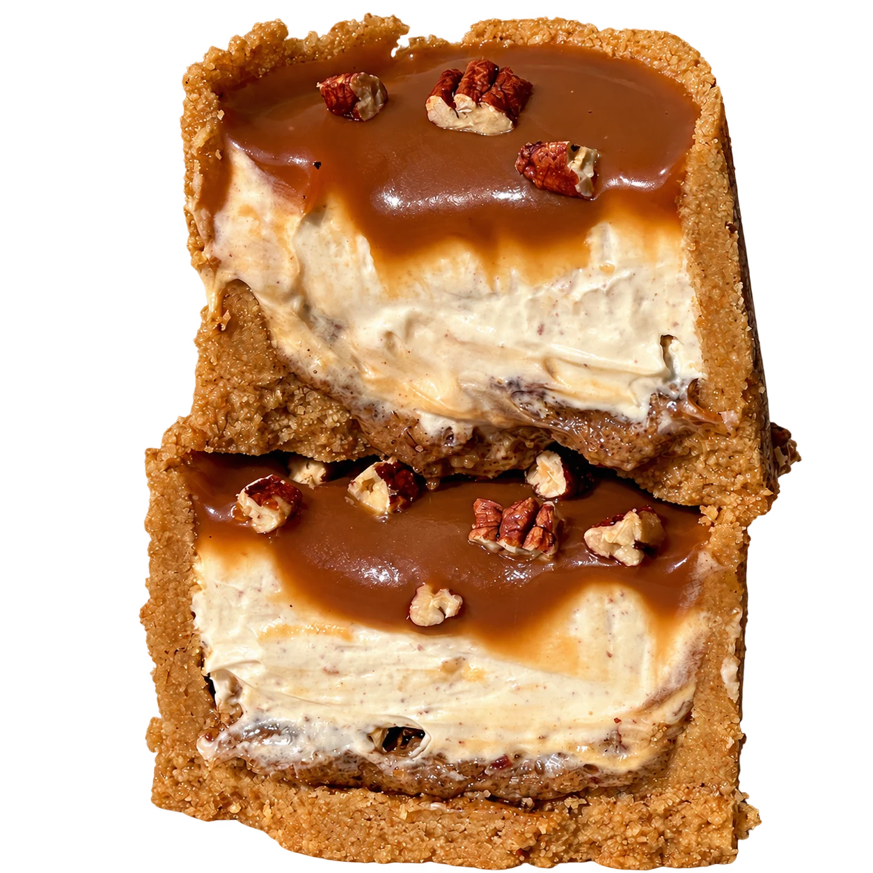 Cheesecake vegan cu vanilie și biscuiți, fără zahăr adăugat.